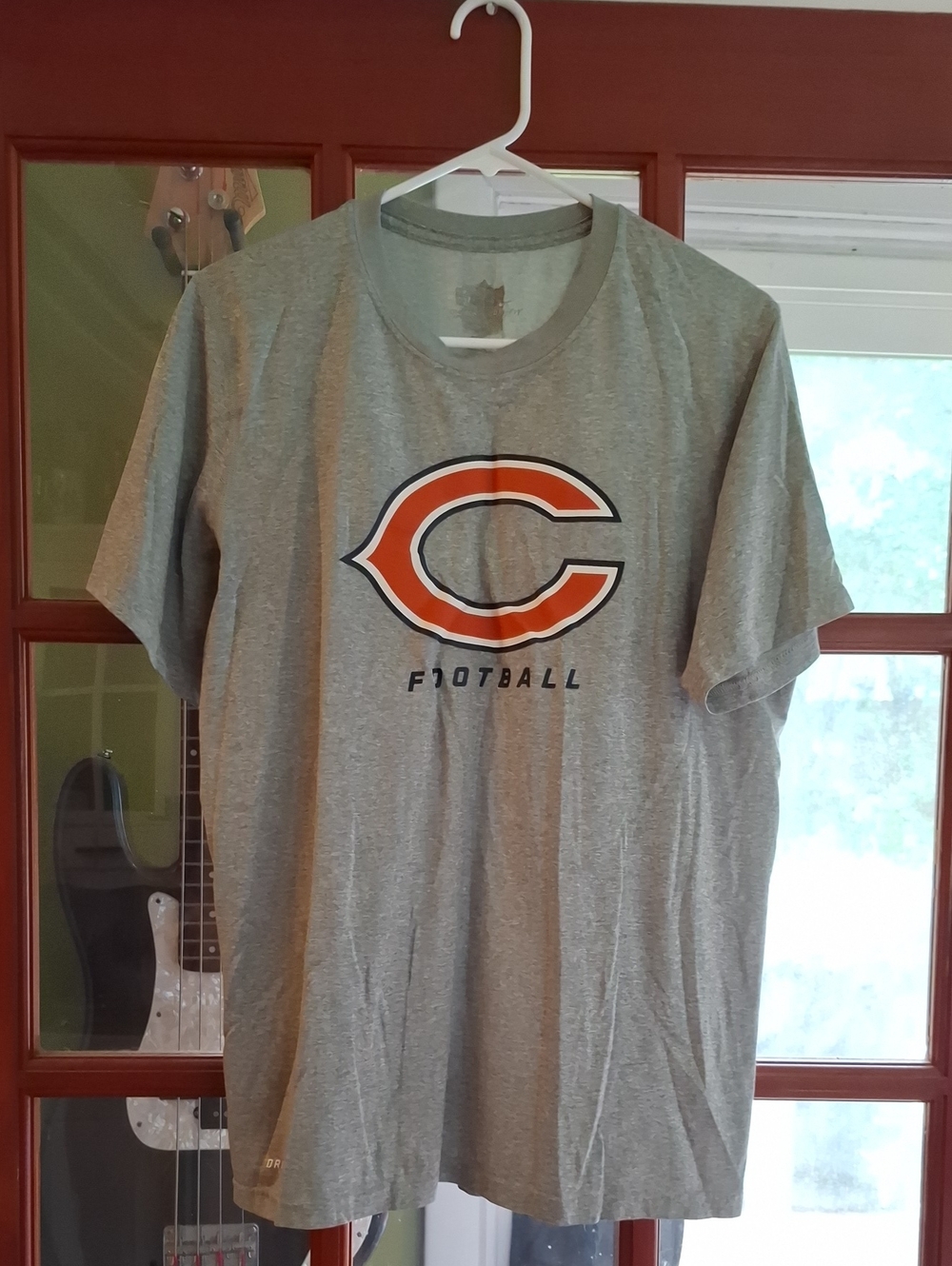 Nike Onfield Dry-fit Gray with Orange Chicago 'C' Football Logo